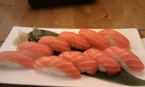 nigiri de salmon
