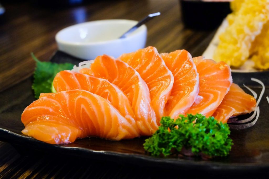 tipos de sushi: sashimi