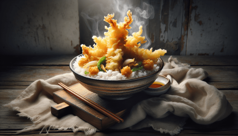 tendon arroz tempura